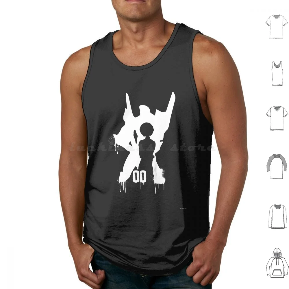 ( Eva Unit-00 ) Tank Tops Print Cotton Nge Anime Manga Unit 00 Ayanami Asuka Eva Shinji Misato Ritsuko Gendo Vector