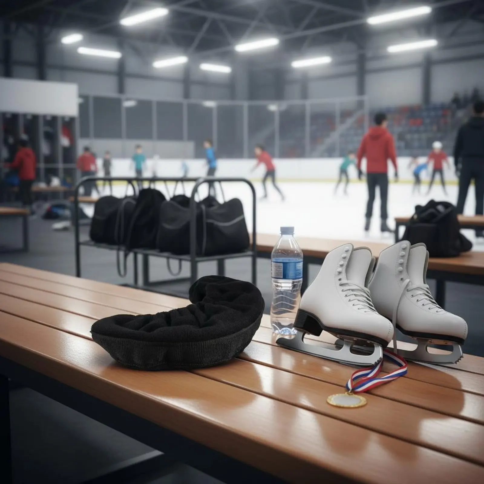 2 Pieces Ice Skating Blade Cover Cut-Resistant Figure Skating Blade Protector Skating Accessory Easy to Clean Absorbent Lining - view 6
