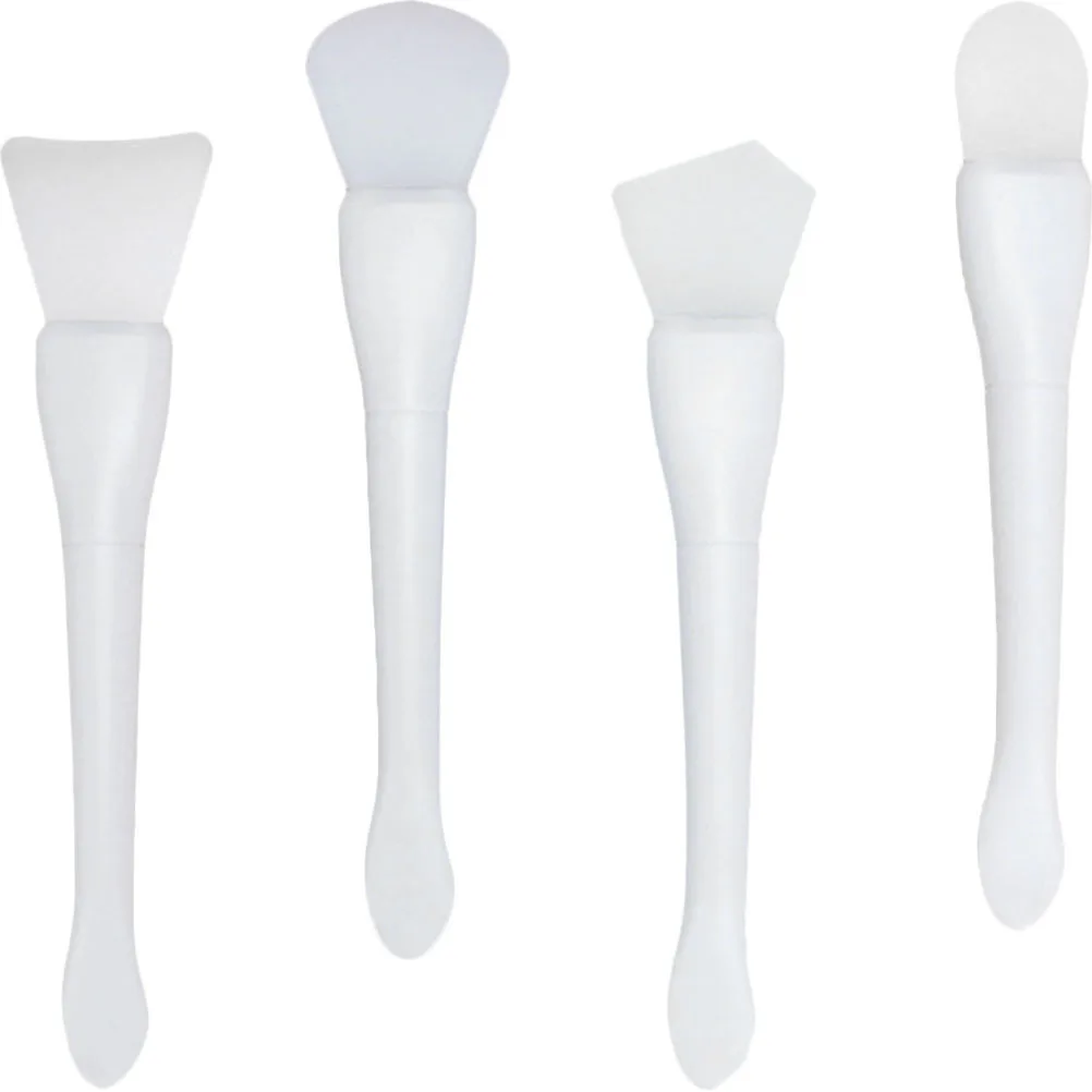 Applicateurs de masque Facial, brosses double face, outil de beauté, masque de boue léger et Portable, outil de soins de la peau, 4 pièces