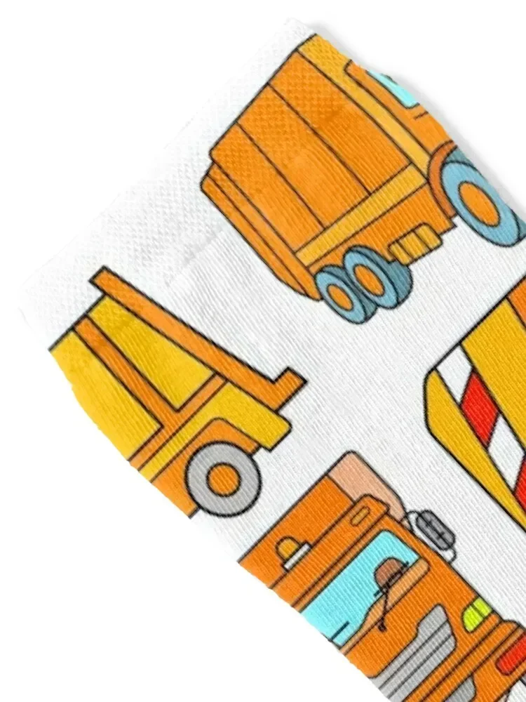 Trashtruck Boys Girls Trash Vehicles Socks hockey winter Socks Women Men's