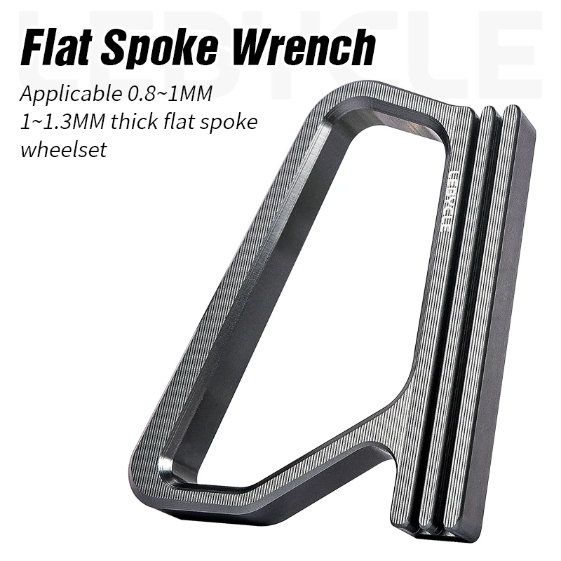LEBYCLE Rennrad Flachspeichenwerkzeug Speichenschlüssel Werkzeug Fahrradspeichenhalter 0,8 0,9 1 1,1 1,2 1,3 mm Vierkantspeichenschlüssel Reparaturwerkzeug 3
