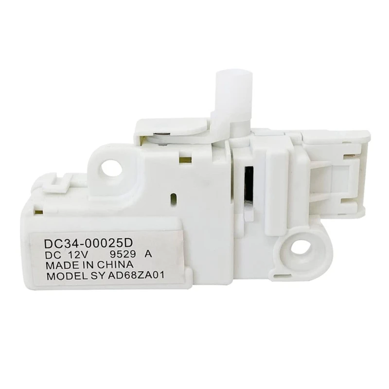 Y5LF DC34-00025D 12V Washer Switcher Door Lock Assembly for WW90K74150OX/WW90K74150SC/WW90K74150O/WF45K6200AW/WF45K6500AZ