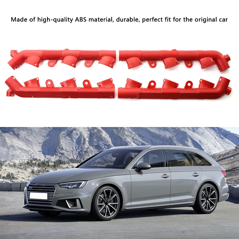 1 Paar Auto-Zündspulen-Kabelbaum, Leitung, Zündspulenschutzabdeckung für Audi A4, A5, A6, A7, A8, Q5, Q7