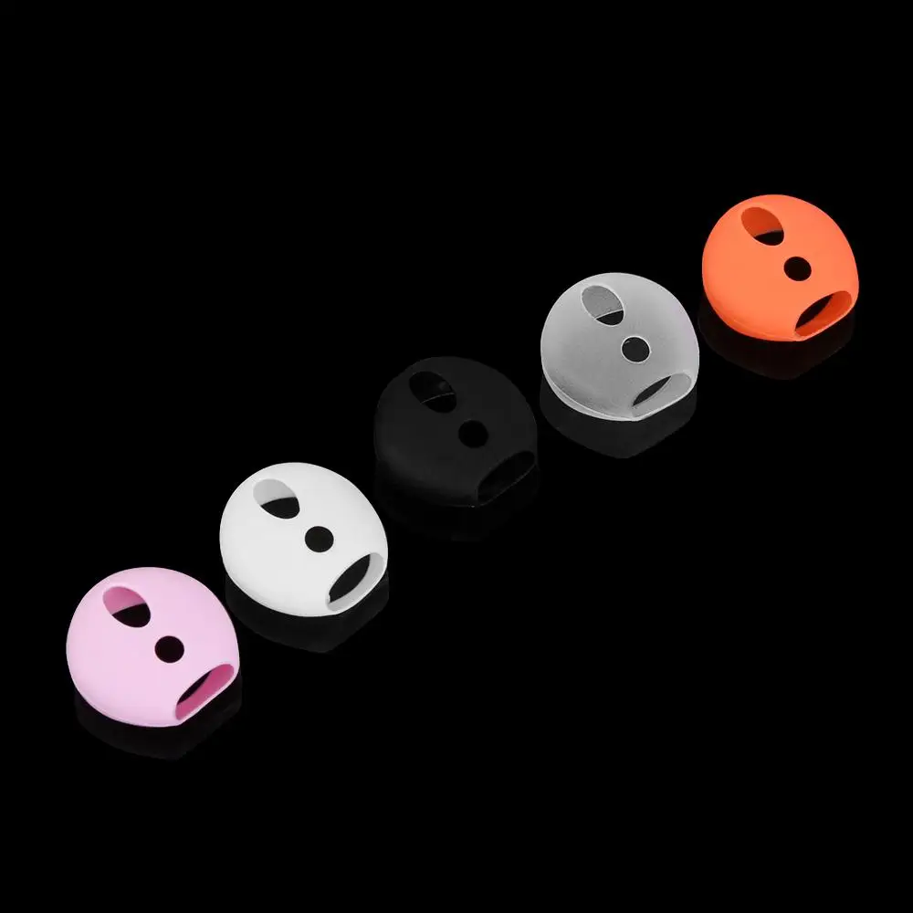 1 Pairs Silicone Antislip Earphone Earbuds Tips Ultra Thin Cover For AirPods Apple EarPods
