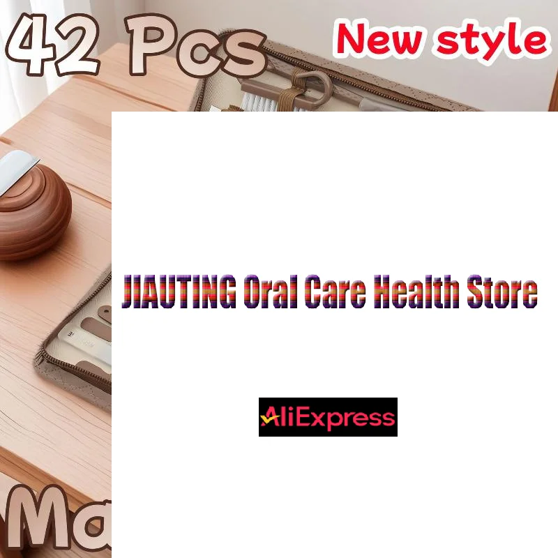 

42 шт., набор кусачек для ногтей, кожаная сумка на молнии, маникюрный набор из нержавеющей стали, маникюрный набор для ногтей, маникюрные инструменты