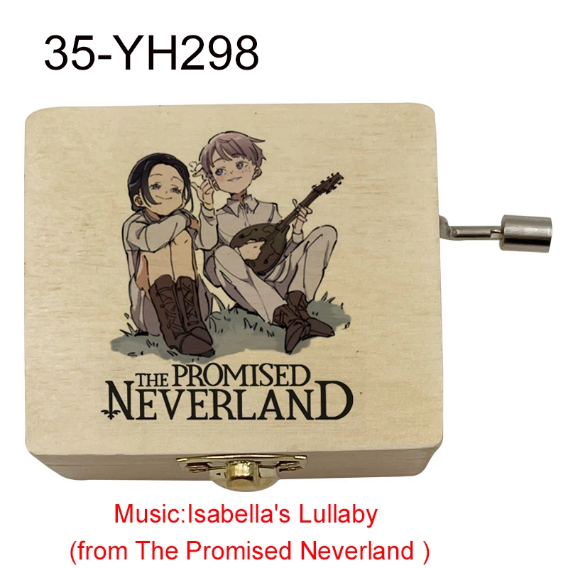 New The Promised Neverland Handed Music Box, Yakuso no Neverland Isabella's Lullaby Theme Friend Birthday Kid Toy Christmas Gift