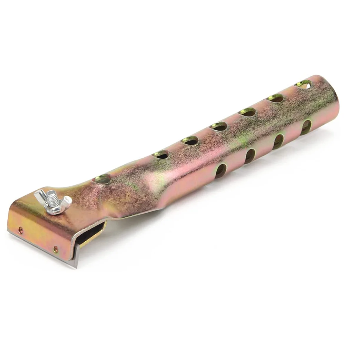 ABUG-2X Paint Scraper Heavy Duty Alloy Scraper with 4PCS Double-Sided Blades for Removing Grout, Paint, Glue, Rust