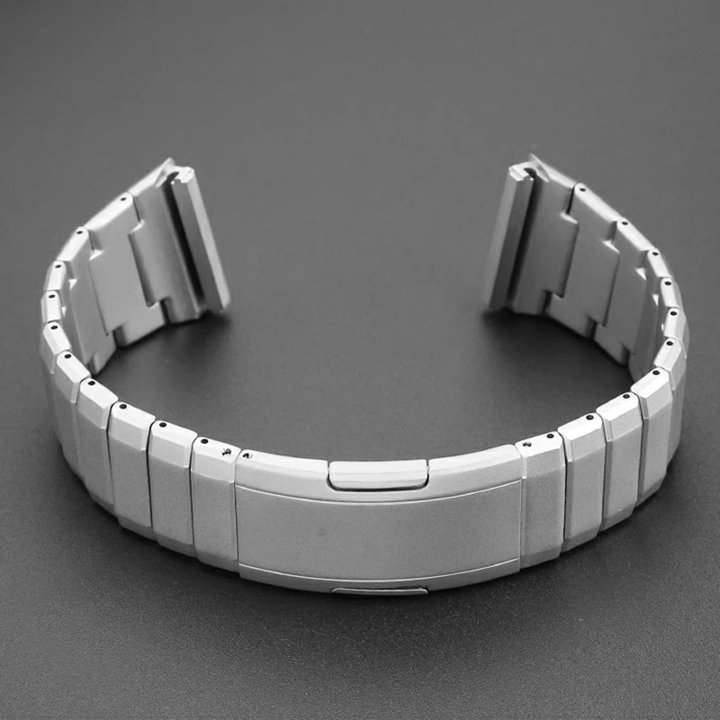 สําหรับนาฬิกา Huawei GT5 Pro Series นาฬิกาไทเทเนียมโลหะ QUICK RELEASE ปลายโค้งนาฬิกา GT5 Arc สายรัดข้อมือ 22 มม.เงินสีดํา