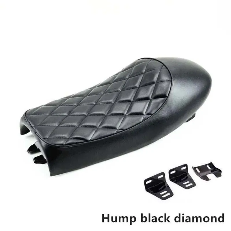 Motorcycle Cafe Racer Vintage Replacement Hump Saddle Seat Bag Suitable Hump Cushion For Yamaha Kawasaki Honda Cg125 CB 200-750