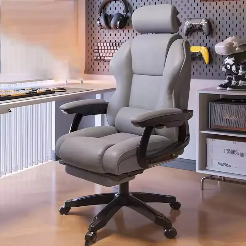 Armrest Cushion Office Chair Feet Support Design Unique Modern Gaming Chair Advanced Sense Comfort Chaise Bureau Home Furniture