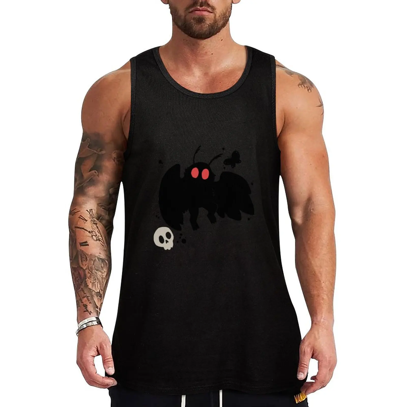 Mothman - Daylight Blue Tank Top gym accessories man bodybuilding men