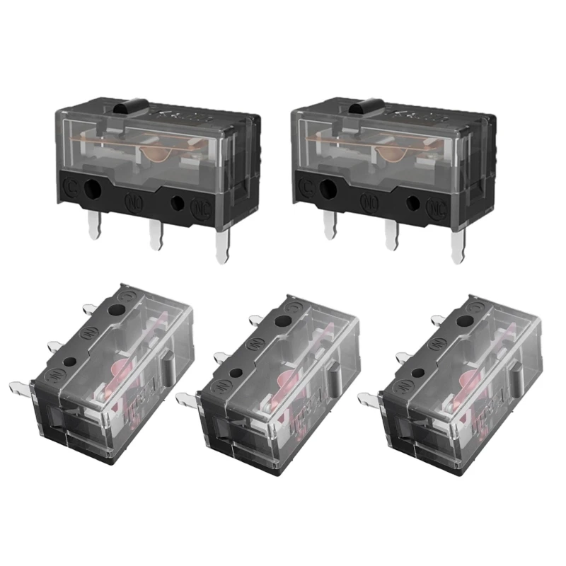 Kailh GM8.0 Mouse Micro Microswitch 80 Juta Mengklik Hidup 3Pin Hitam R58F