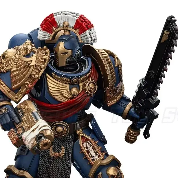 【In stock】JOYTOY 1/18 Warhammer 40K Ultramarines Relic Secundus Armour with Artificer Bolt Rifle Chainsword and Bolt Pistol To
