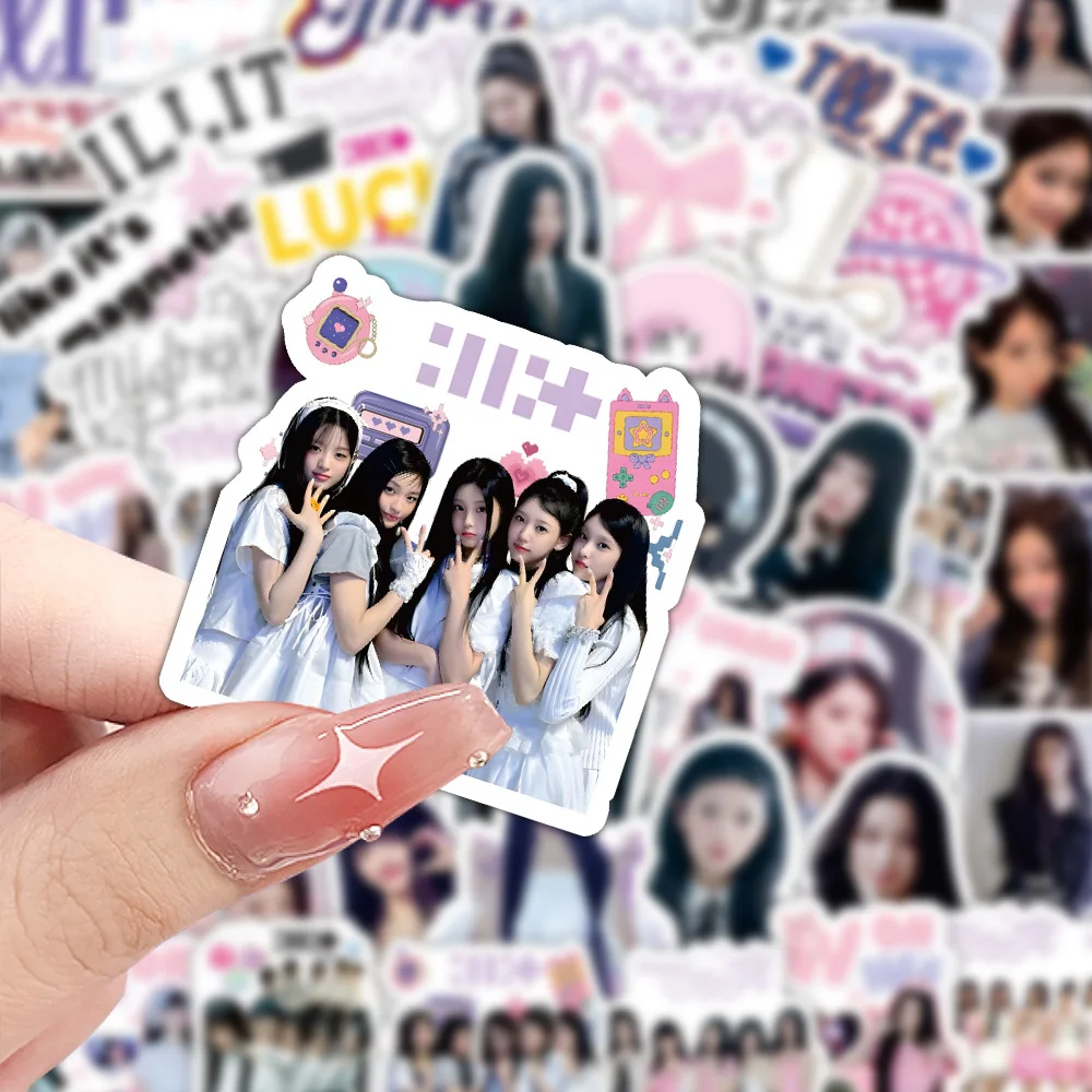 60 قطعة مجموعة KPOP الكورية الجديدة للفتيات ملصقات الكتابة على الجدران الإبداعية الأمتعة أجهزة الكمبيوتر المحمولة الغيتار حقيبة المشجعين جمع هدية #1