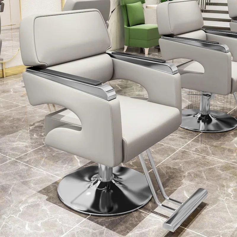 

Waiting Hair Cutting Barber Chairs Beauty Salon Spa Manicure Hair Stylist Barber Chairs Aesthetic Stool Chaise Furniture QF50BC