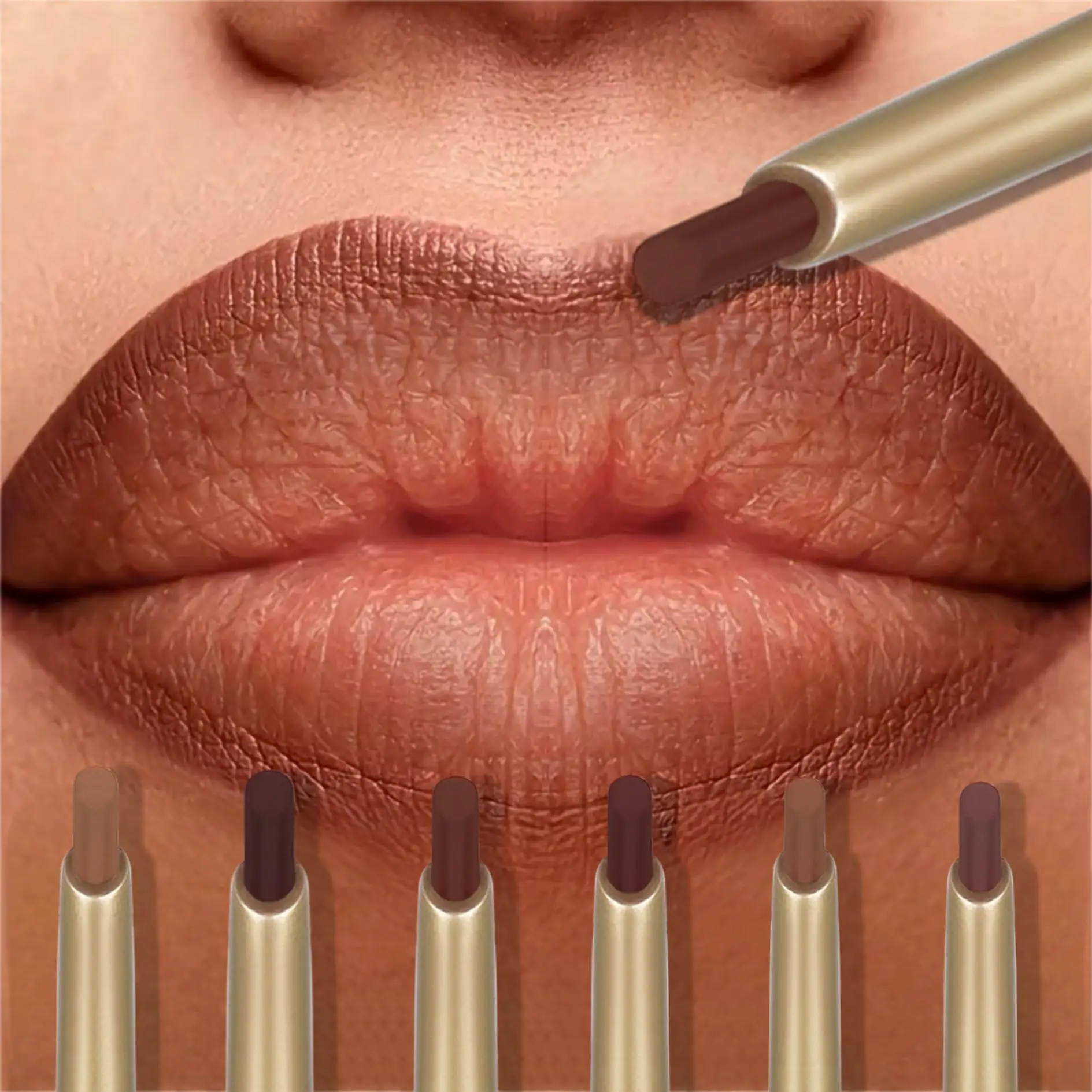 Matita labbra opaca e matita per rossetto, lucidalabbra liscio e antiaderente, regalo di San Valentino