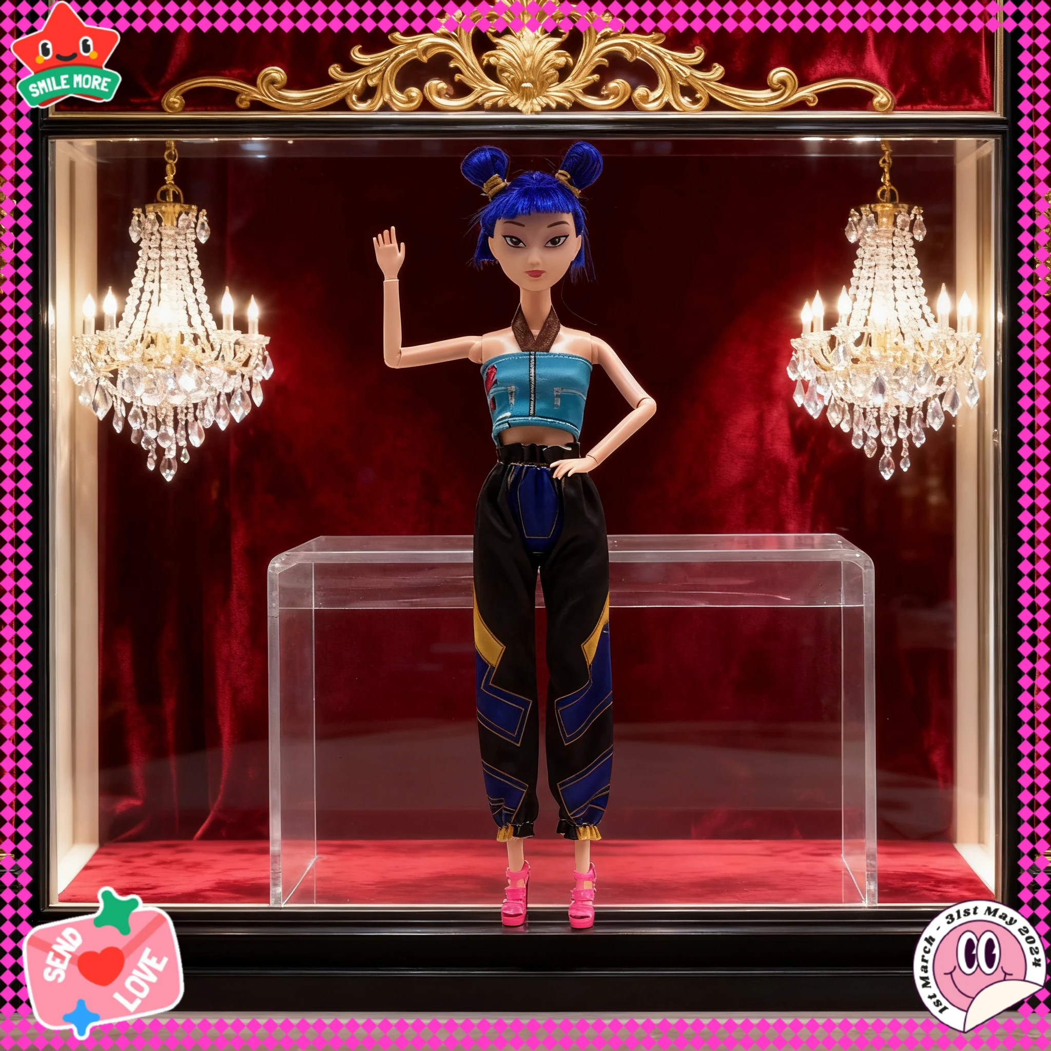 

Simulated Doll New Set Large Gift Box Dress up Princess Large Girl Toy Birthday Gift