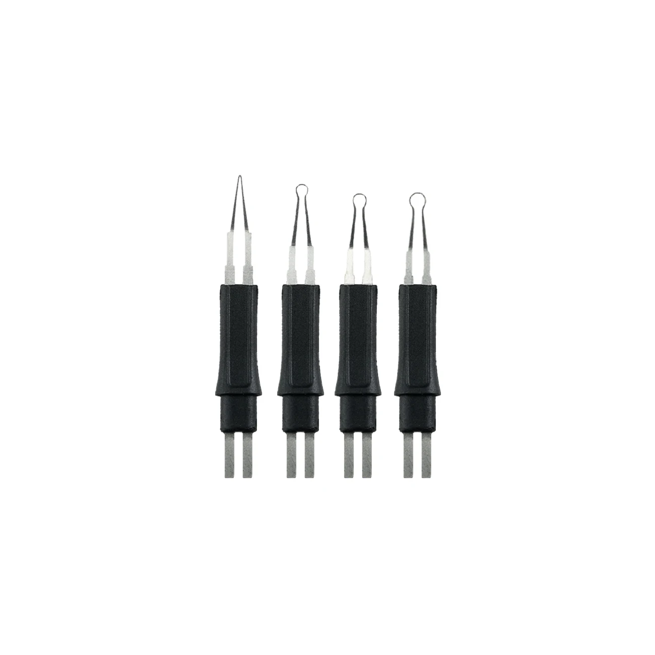 TJDent 4pcs/set Dental Heated Gutta Cutter Tips Nozzles Tooth Gum Cutter for Gutta Percha Oral Hygiene Dentistry Equipment