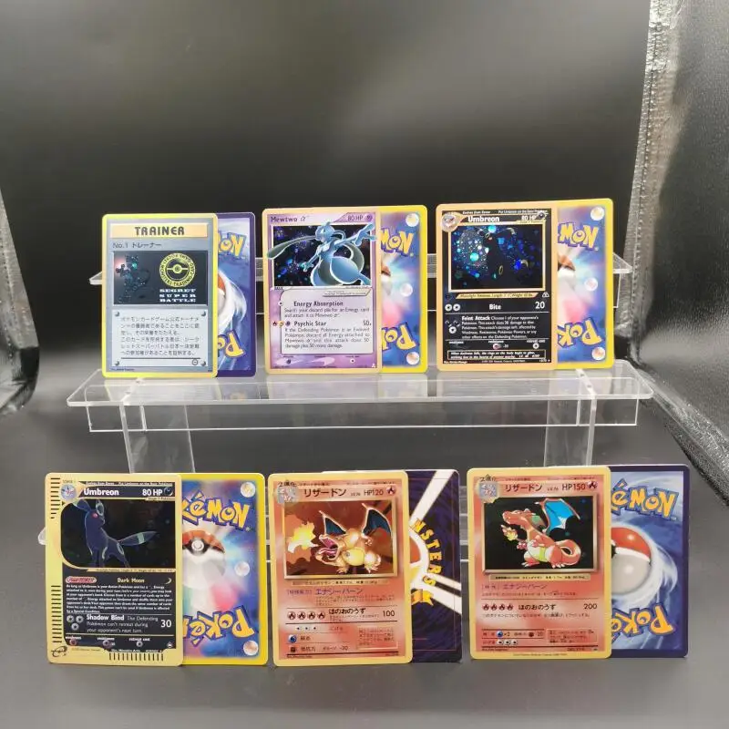 

Diy Ptcg Wrong Version Collection Cards 2006 Gold Star Pikachu Mewtwo Gyarados Self Made Single Card Classic Game Anime Cards
