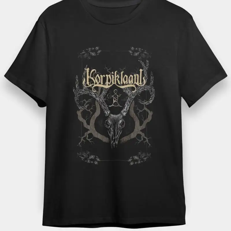 تي شيرت Korpiklaani للرجال والنساء S M L Xl 2 3 4 5Xl #1