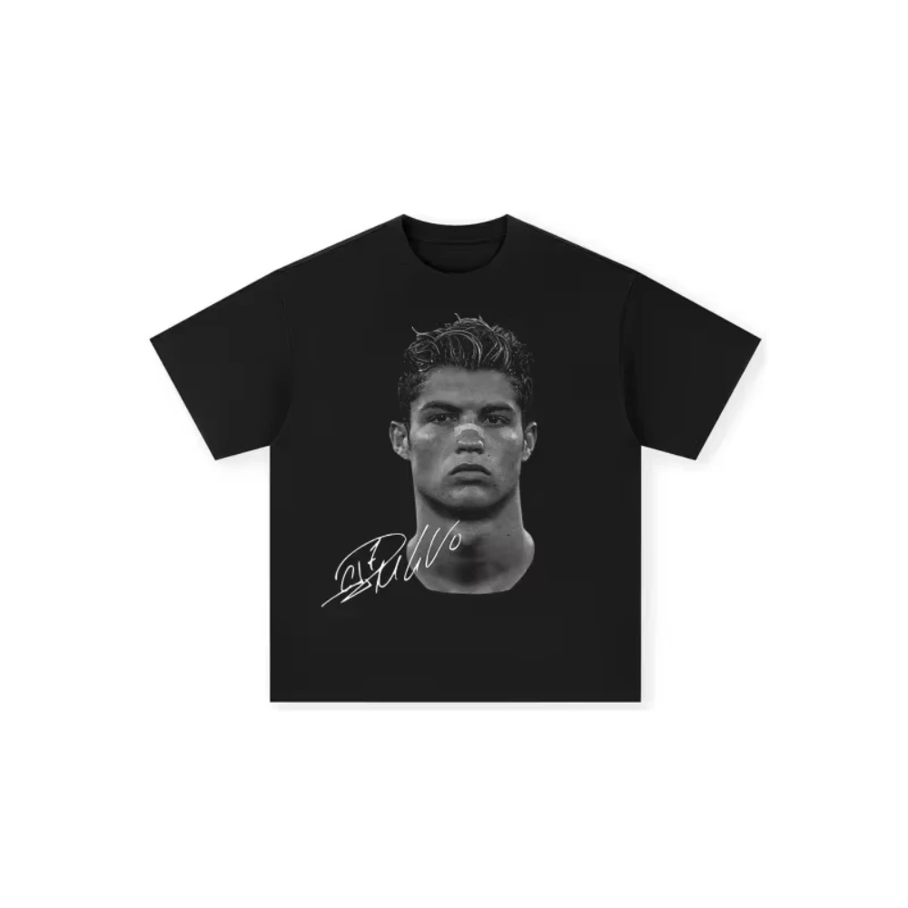None Cristiano Ronaldo T-shirt Black/S 4