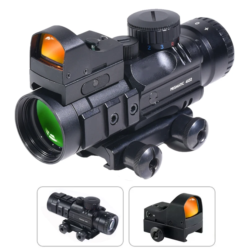 NONE 4x32 Tactical Scope Black 9
