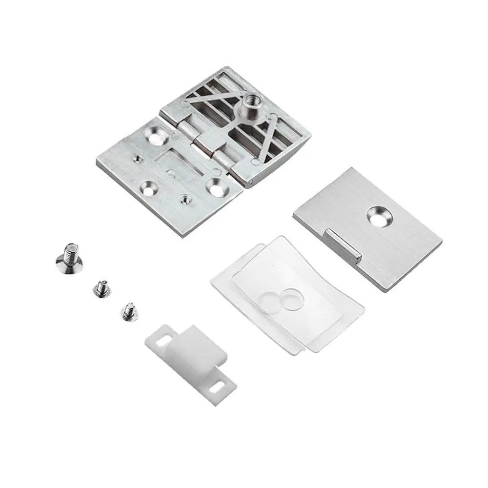 

Аксессуары Дверная петля из матового никеля и стекла Цинковый сплав Прочная дверная петля шкафа Встроенные петли для ворот