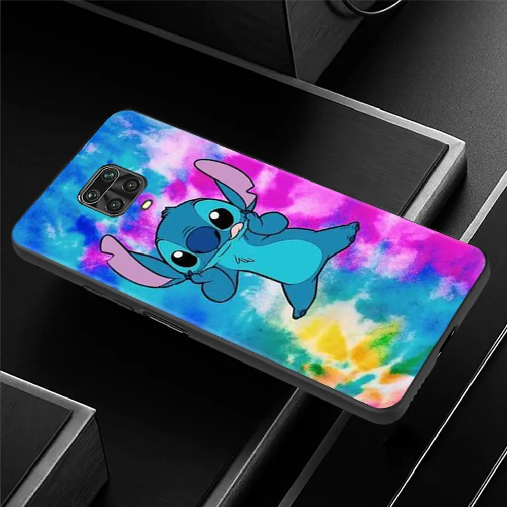 Cartoon Bling Rainbow Stitch For Xiaomi Redmi Note 13 12 11 9 8 10 Pro Max 9T 9S 10Lite Case for REDMI 9 8 9C 9A 8A Cover