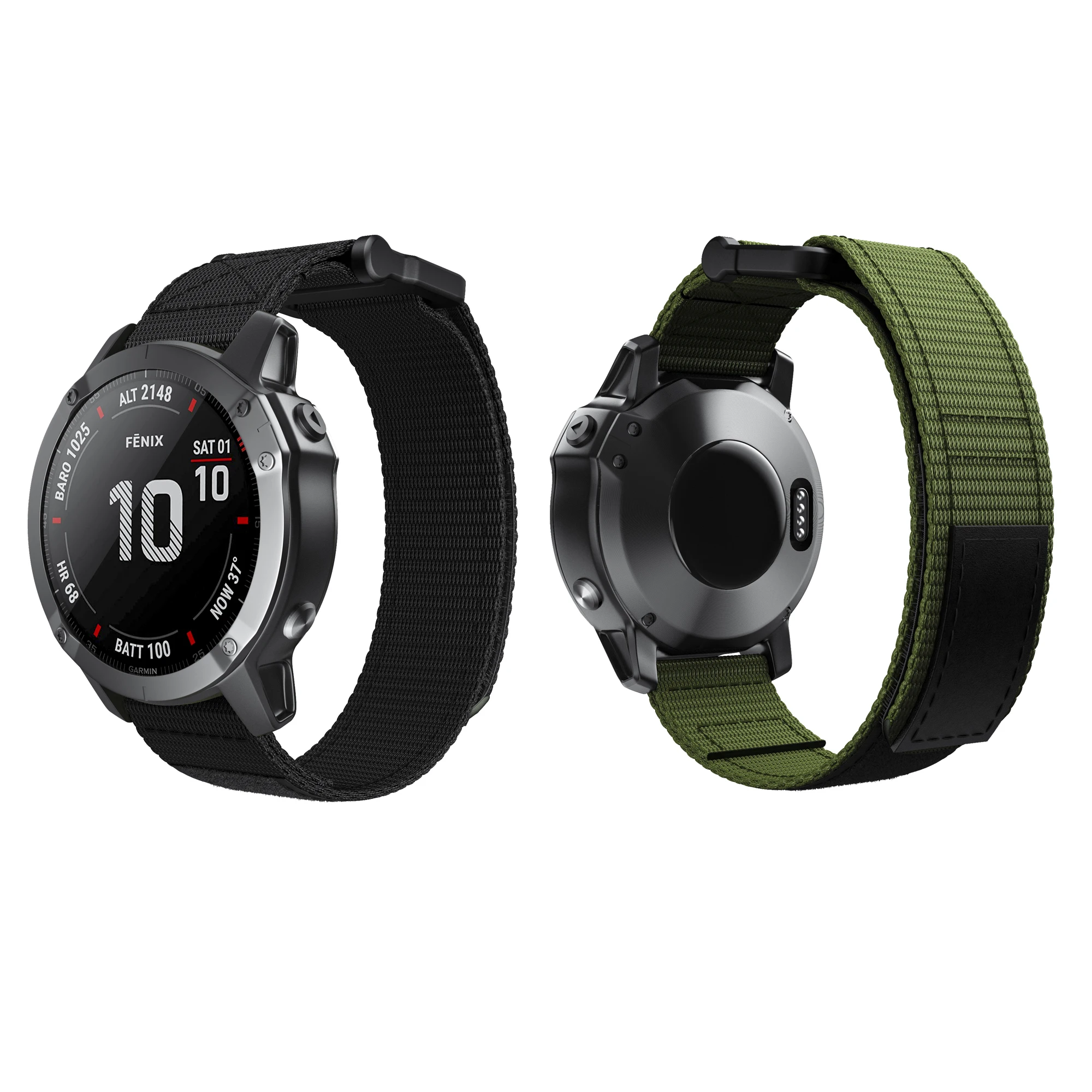 22mm 26mm nylon strap for Garmin Fenix 7X Plain Descent Mk2 Mk2i Enduro instinct 2S TACTIX DELTA Canvas trap free tool