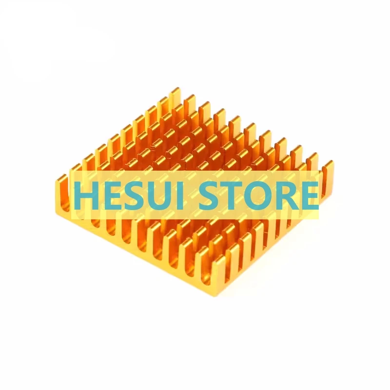 Heat sink 45*45*10MM gold broken high performance thick aluminum board