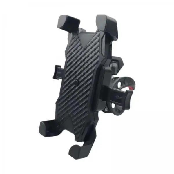 Rotatable Bicycle Phone Holder Handlebar Clamp Shockproof Anti Slip Design for E Bike Scooter and Motorcycle Long Distance Rides