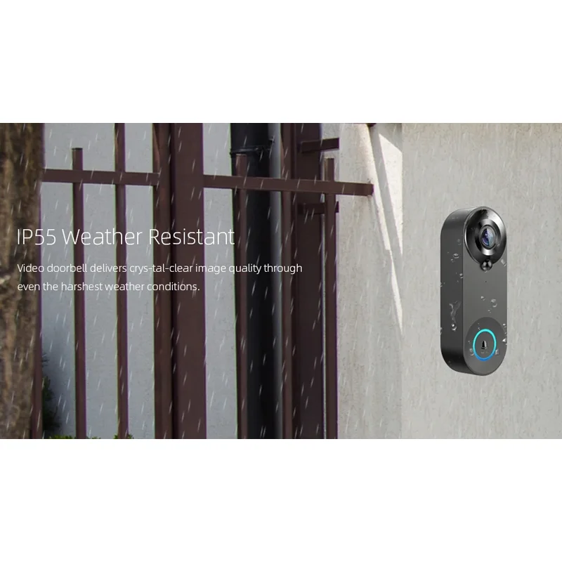 1080P Tuya Smart Video Intercom Doorbell WIFI Wireless Door Bell  Night Vision Smart Home 4400mAh Battery Security Camera