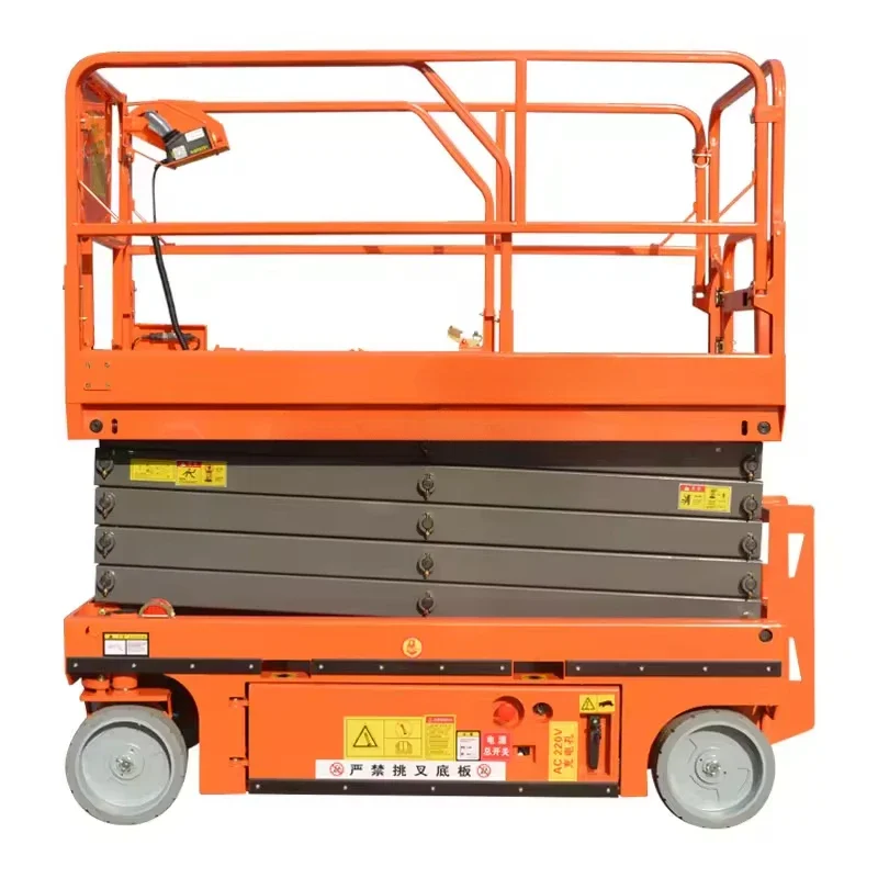 ChinA Scissor Lift  Hydraulic Ladder Lift 8m 10m 12m 14m Motorized Scissor Lift Platform Price for Sale