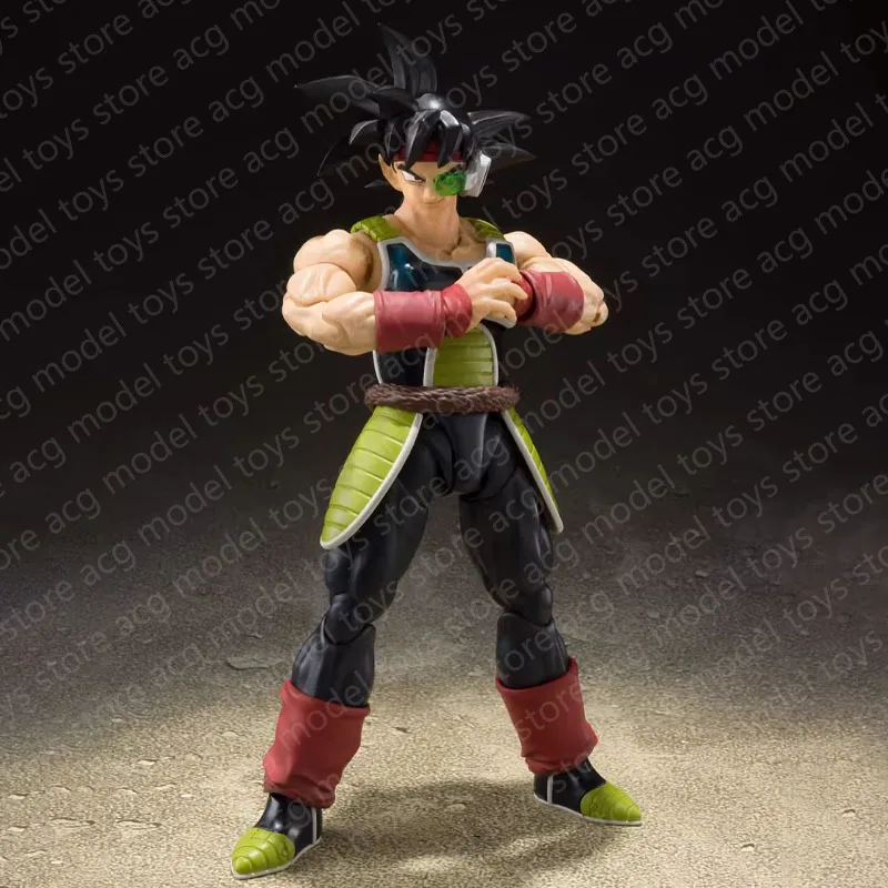 Bandai-Kit de modèle de figurine Dragon Ball Z, figurines d'anime, collection SHF Bardock, jouets modèles d'action, cadeaux pour enfants, authentique