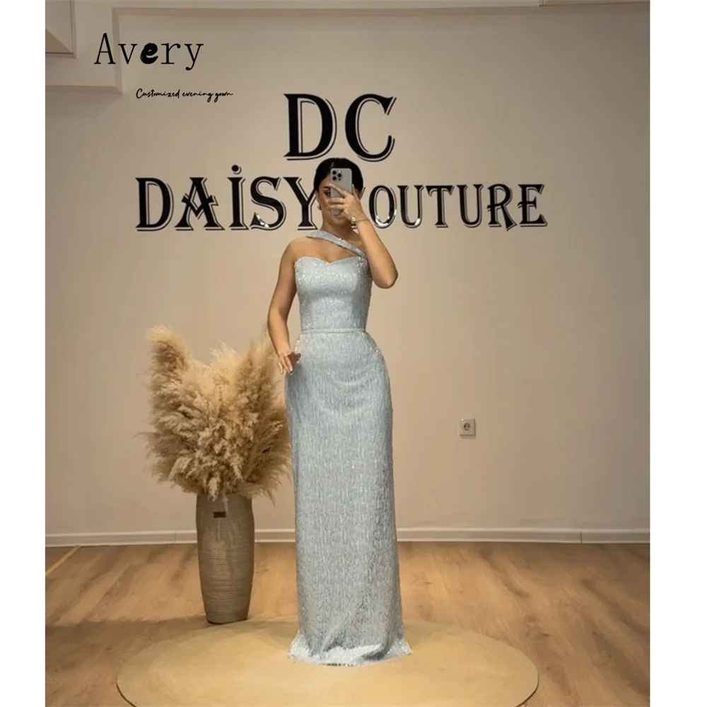 

Avery Custom Fishtail Sweetheart Off-Shoulder Silver Luxury Women's Evening Dresses Elegant Women's Dresses for Wedding Party