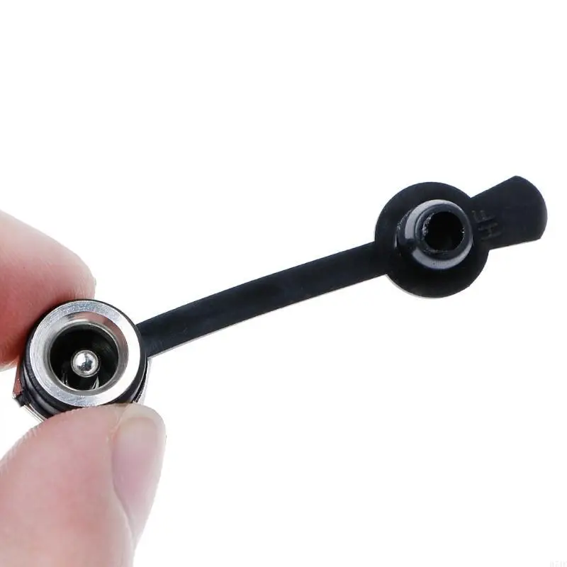 H7JF 5.5mmx2.5mm 암 패널 장착 커넥터 방수 캡이있는 먼지 방진 플러그