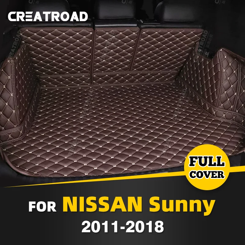 

Коврик для багажника Nissan Sunny 2011-2018 17 16 15 14 13 12