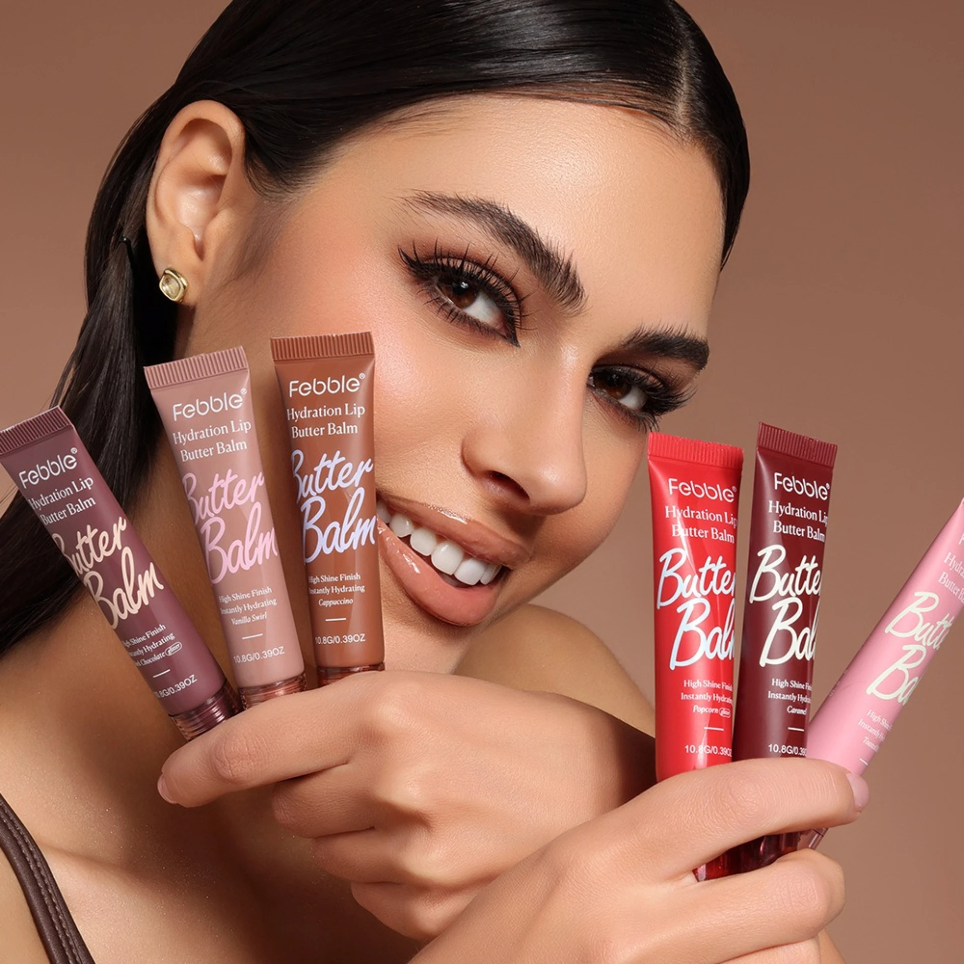 Liquid lip gloss moisturizing and Hydrating lip glaze matte  easy to color fade lip lines improve long-lasting complexion Makeup