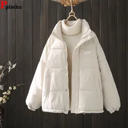 Snow Wear Down Cotton Jackets Coats Tops Elegant Basic Women Abrigo Loose Fashion Chaquetas Winter Korea Casual Jaqueta Casaco