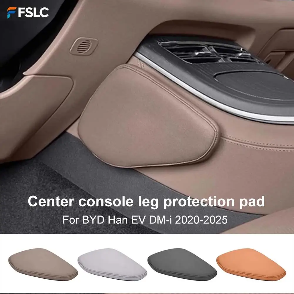 

⭐Genuine⭐ Car Upgrade For BYD Han EV DM-i 2020-2025 Center Console Knee Pad Soft Anti-Collision Leg Rest Protector Accessories