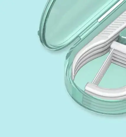 

10Pcs/box Floss Toothpick Set Plastic Interdental Brush with Storage Case Reusable Dental Floss Portable Teeth Flosser Cleaner