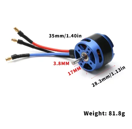 3530 Brushless Motor 1100KV 2250KV for RC Airplane Fixed Wing Glider Aircraft FPV Drone Remote Control Upgrade Parts