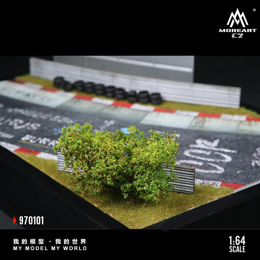 More Art 1:64 Track 01 Scene Model,Parking Lot Diorama For Display&Collection&Gift