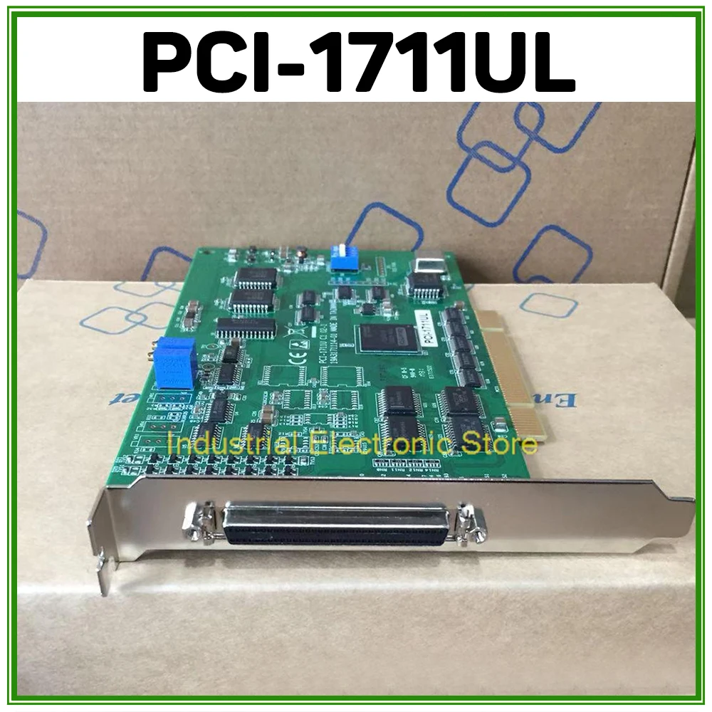 12 Bit Multi-Function Capture Card Universal Analog Output Free Board For Advantech PCI-1711UL