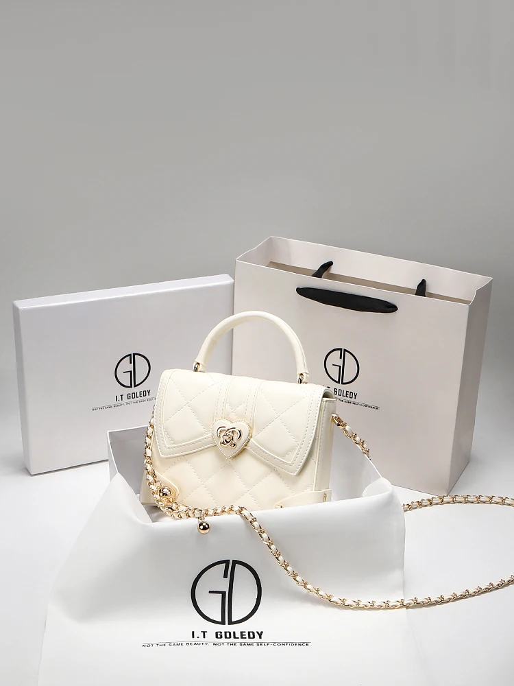 

Popular and Luxury Square Bag with Exquisite Decoration Simplicity and Chain Women Fashion and Versatile Shoulder Crossbody Bag