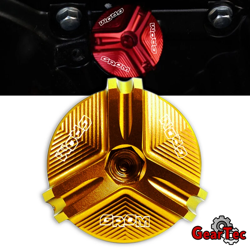 For Honda MSX125 Grom MSX125 2013-2022 2021 2020 2019 Motorcycle Accessories CNC Aluminum Engine Oil Filler Cap Cover