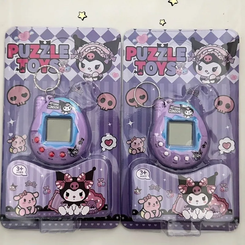 Retro Electronic Pet Game Console - Virtual Monster Toy, Nostalgic Tamagotchi Keychain for Stress Relief, Gift for Kids Adults