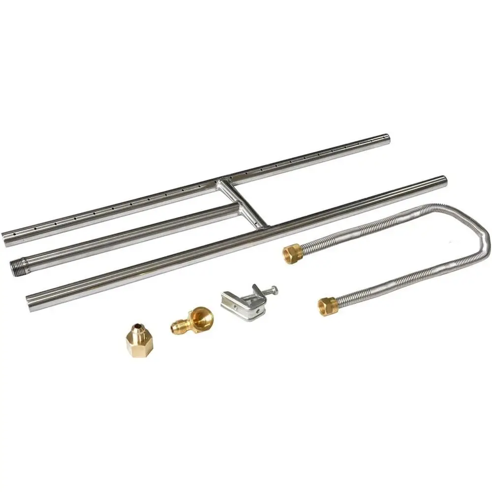 

24 x 6 Стальная H-образная вставка для очага из нержавеющей стали