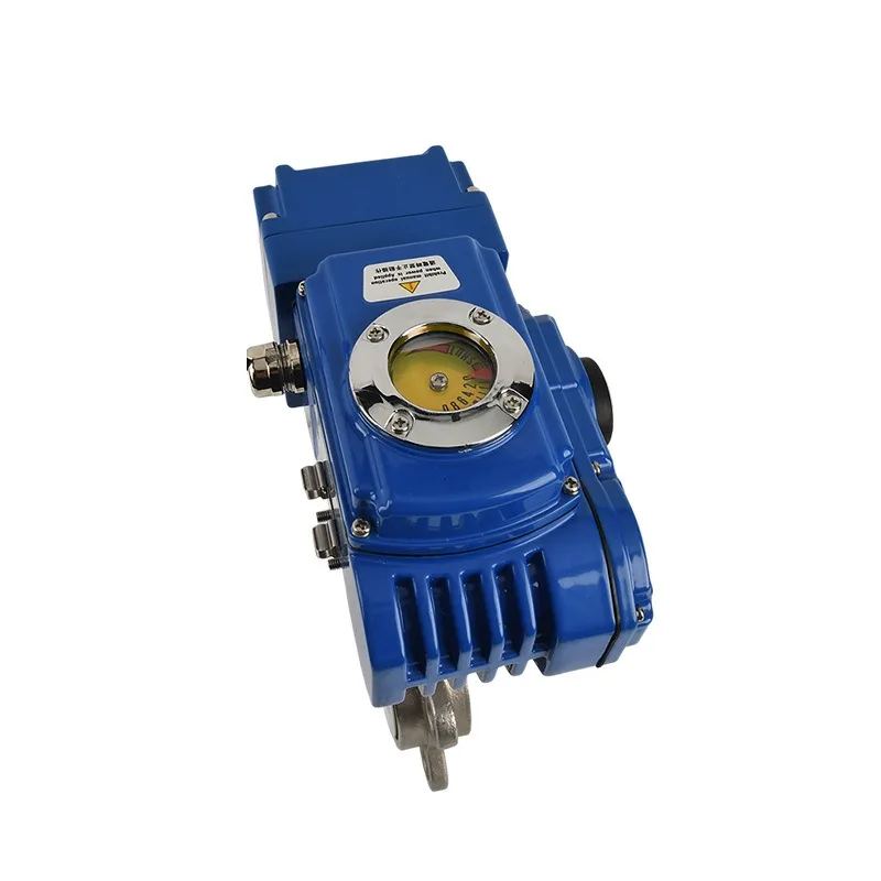 

Small electric stainless steel butterfly valve, intelligent 4-20mAh control