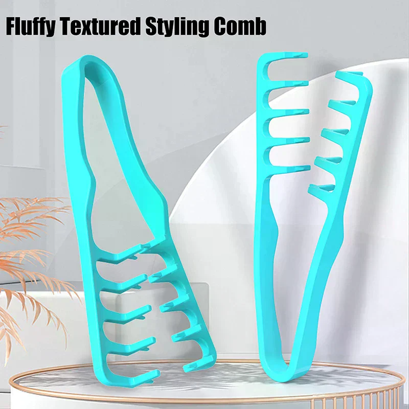 

Volumizing Wide-Tooth Hair Styling Comb Curling Tools Fluffy Texture For Men Ideal For All Hair Types Hairstyling Tools